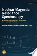 Nuclear Magnetic Resonance Spectroscopy 2nd Edition Joseph B Lambert