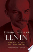 Essential Works Of Lenin Vladimir Ilyich Lenin