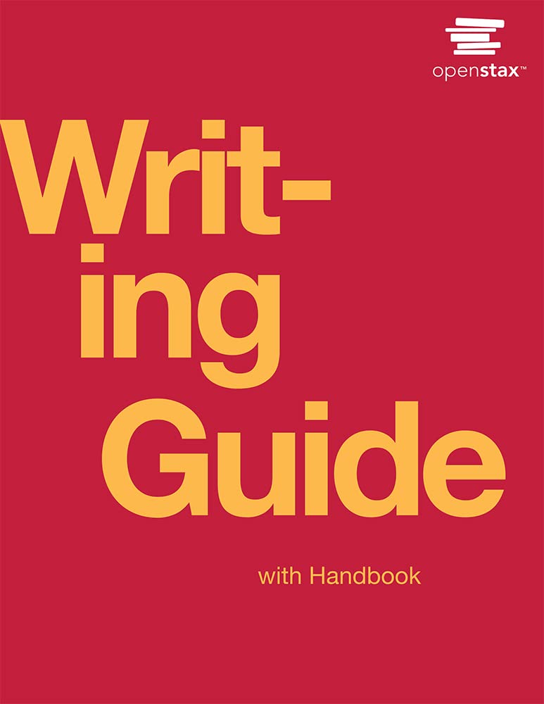Writing Guide With Handbook By Openstax Openstax