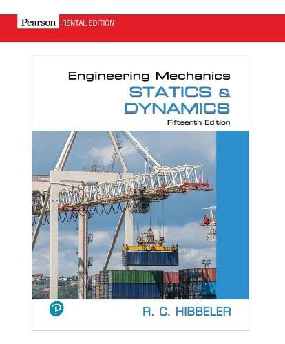 Engineering Mechanics 15th Edition Russell C Hibbeler