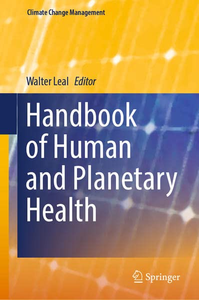 Handbook Of Human And Planetary Health Walter Leal Filho