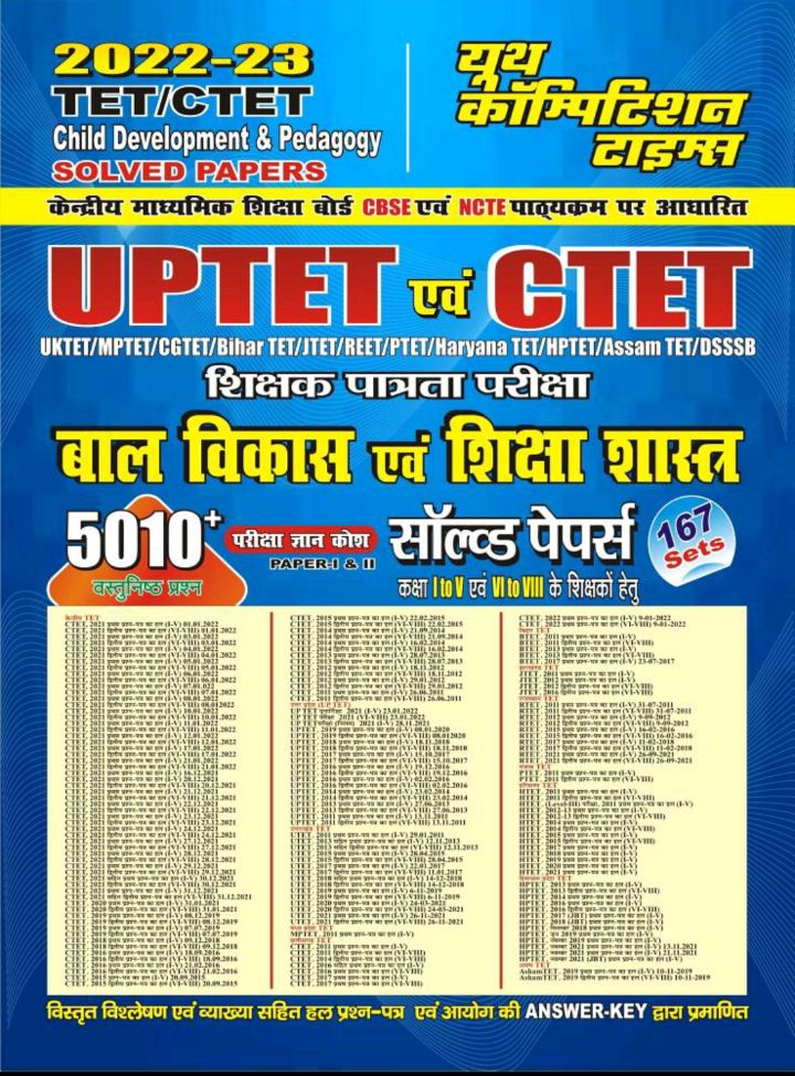 Uptet And Ctet Child Development Pedagogy Questions Hindi And English Yct Expert Team