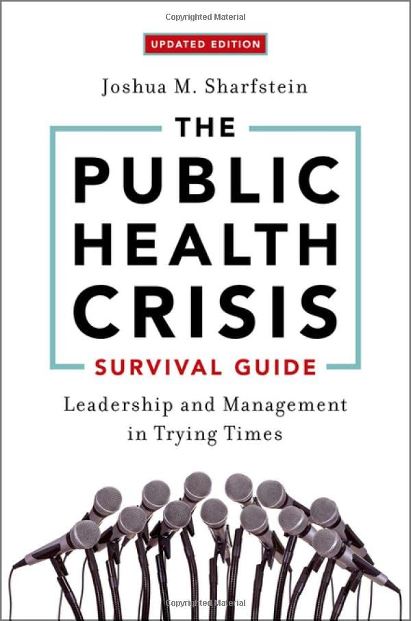 The Public Health Crisis Survival Guide 2nd Edition Joshua M Sharfstein