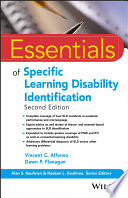 Essentials Of Specific Learning Disability Identification 2nd Edition Vincent C Alfonso