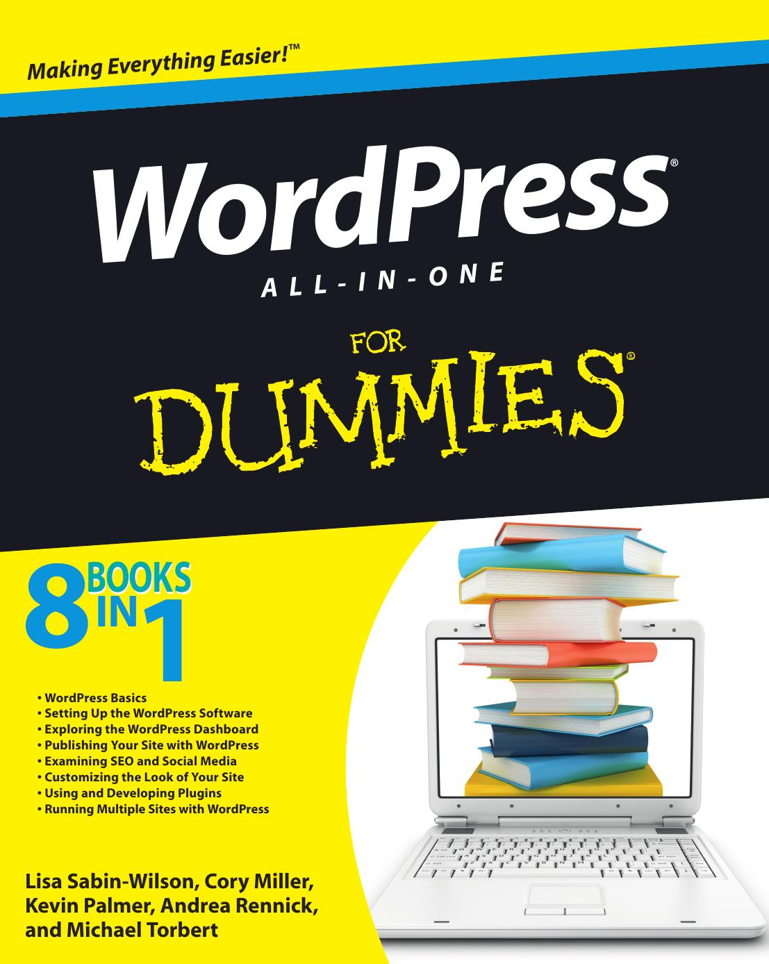 Wordpress Allinone For Dummies 123th Edition Sabinwilson Lisa Miller