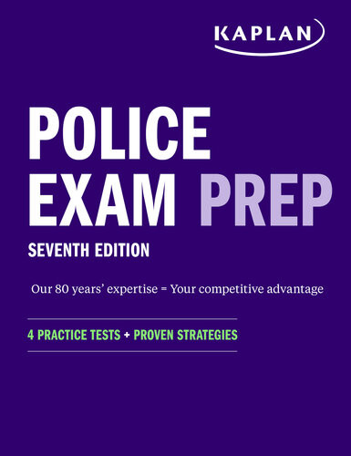 Police Exam Prep 4 Practice Tests Proven Strategies Kaplan Test Prep 7th Edition 7th Kaplan Test Prep