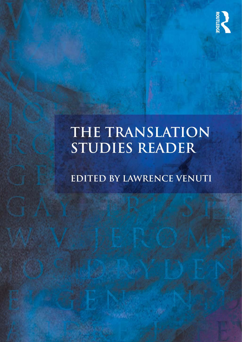 The Translation Studies Reader Lawrence Venuti