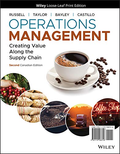 Operations Management Creating Value Along The Supply Chain 2nd Canadian Edition 2nd Edition Roberta S Russell
