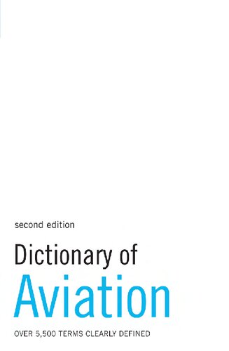 Dictionary Of Aeronautical English 2nd Edition Katy Mcadam Sandra Anderson