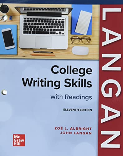 College Writing Skills With Readings 11th Edition 11th Zoe Albright