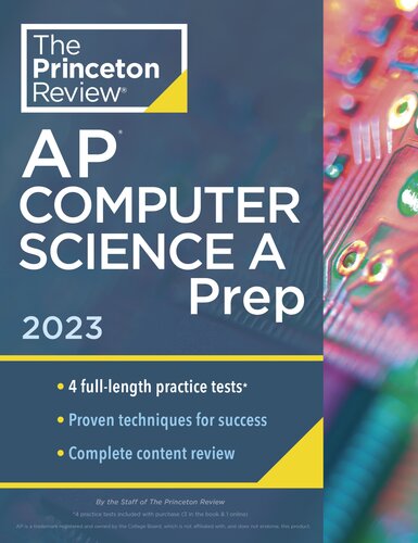 Princeton Review Ap Computer Science A Prep 2023 The Princeton Review