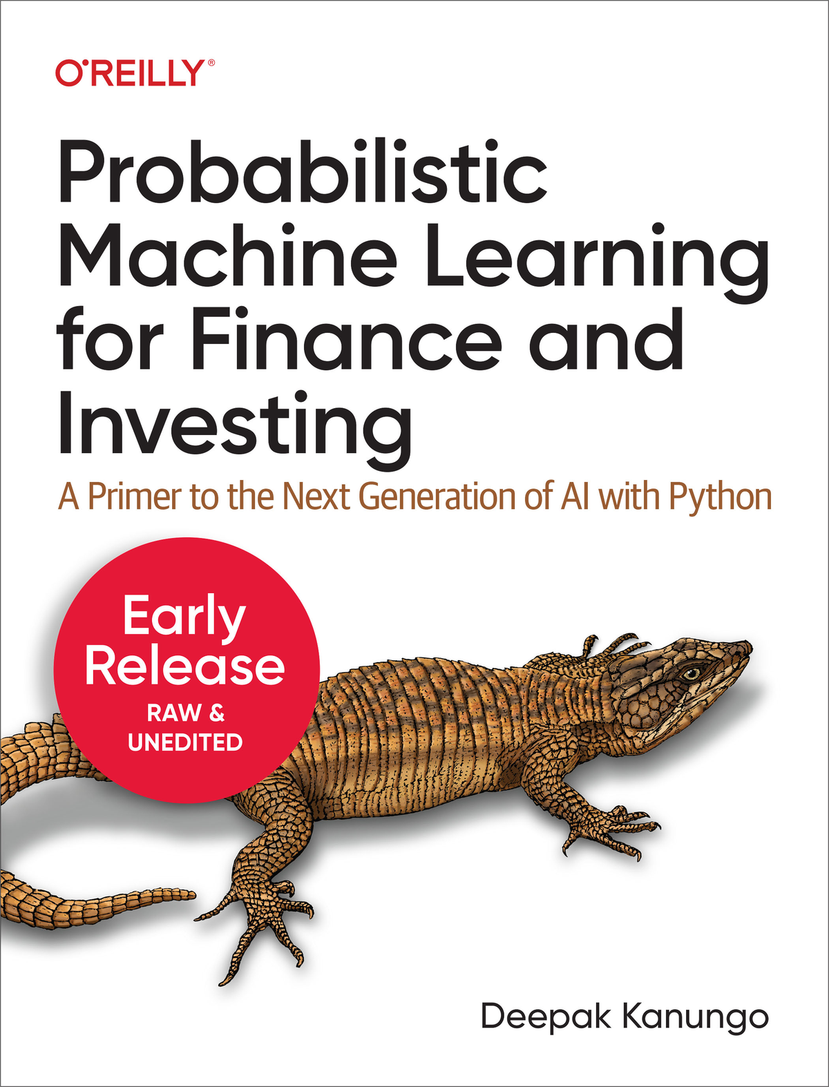 Probabilistic Machine Learning For Finance And Investing Deepak Kanungo
