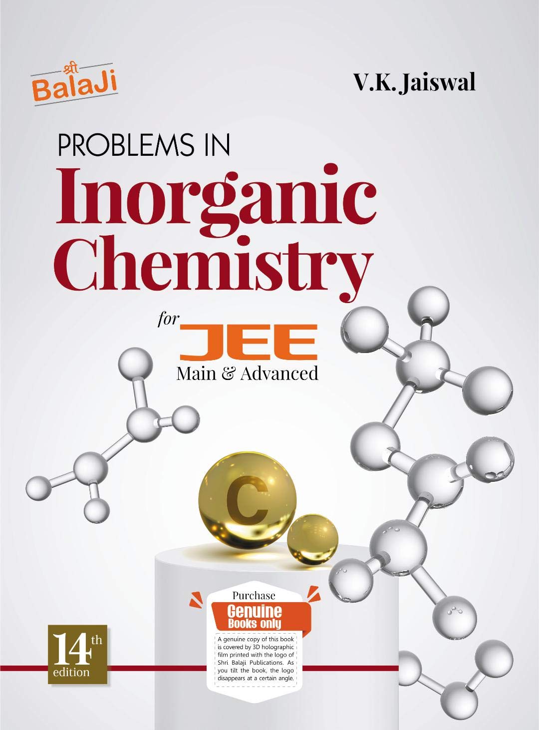 Problems In Inorganic Chemistry For Jee Main Advance 14e 202122 Session 9th Vk Jaiswal