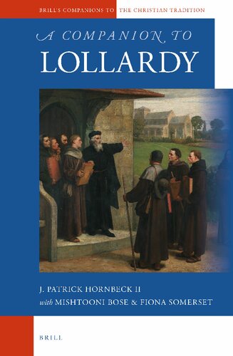 A Companion To Lollardy J Patrick Hornbeck Ii Mishtooni Bose
