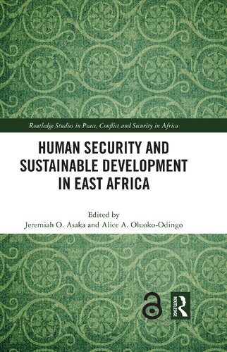 Human Security And Sustainable Development In East Africa Jeremiah O Asaka