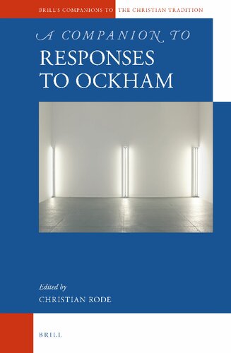 A Companion To Responses To Ockham Christian Rode Ed