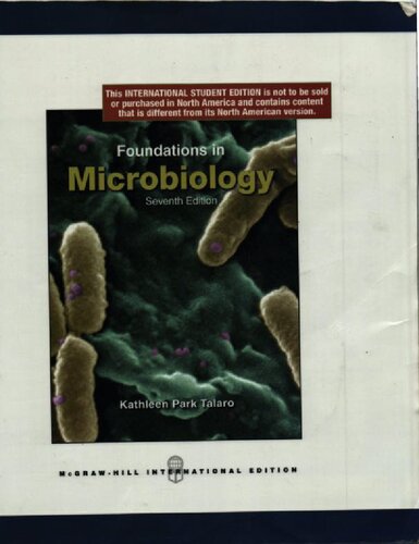 Foundations In Microbiology Seventh Kathleen Park Talaro Marjorie Kelly Cowan Barry Chess 7th Edition Foundations In Microbiology