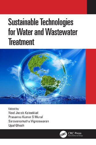 Sustainable Technologies For Water And Wastewater Treatment Noel Jacob Kaleekkal
