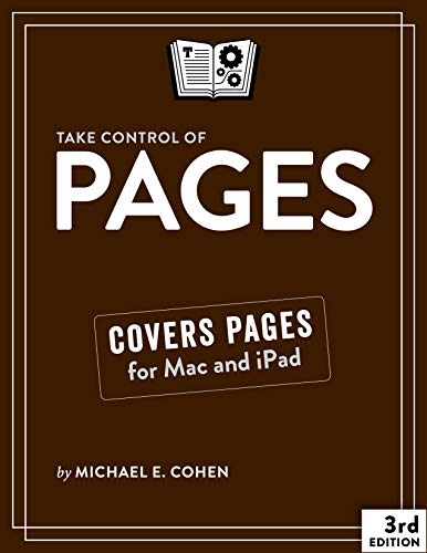 Take Control Of Pages 3rd Edition Michael Cohen