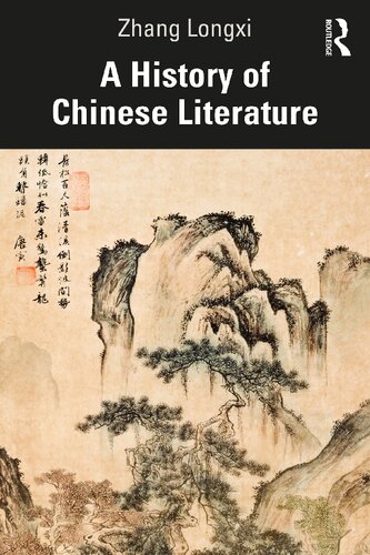 A History Of Chinese Literature Zhang Longxi