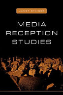 Media Reception Studies Janet Staiger