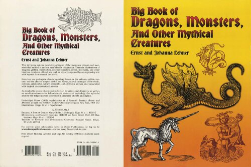 Big Book Of Dragons Monsters And Other Mythical Creatures Illustrated Ernst Lehner