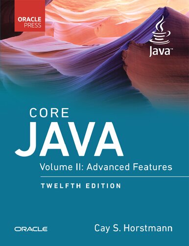 Core Java Volume Ii Advanced Features 12th Cay S Horstmann