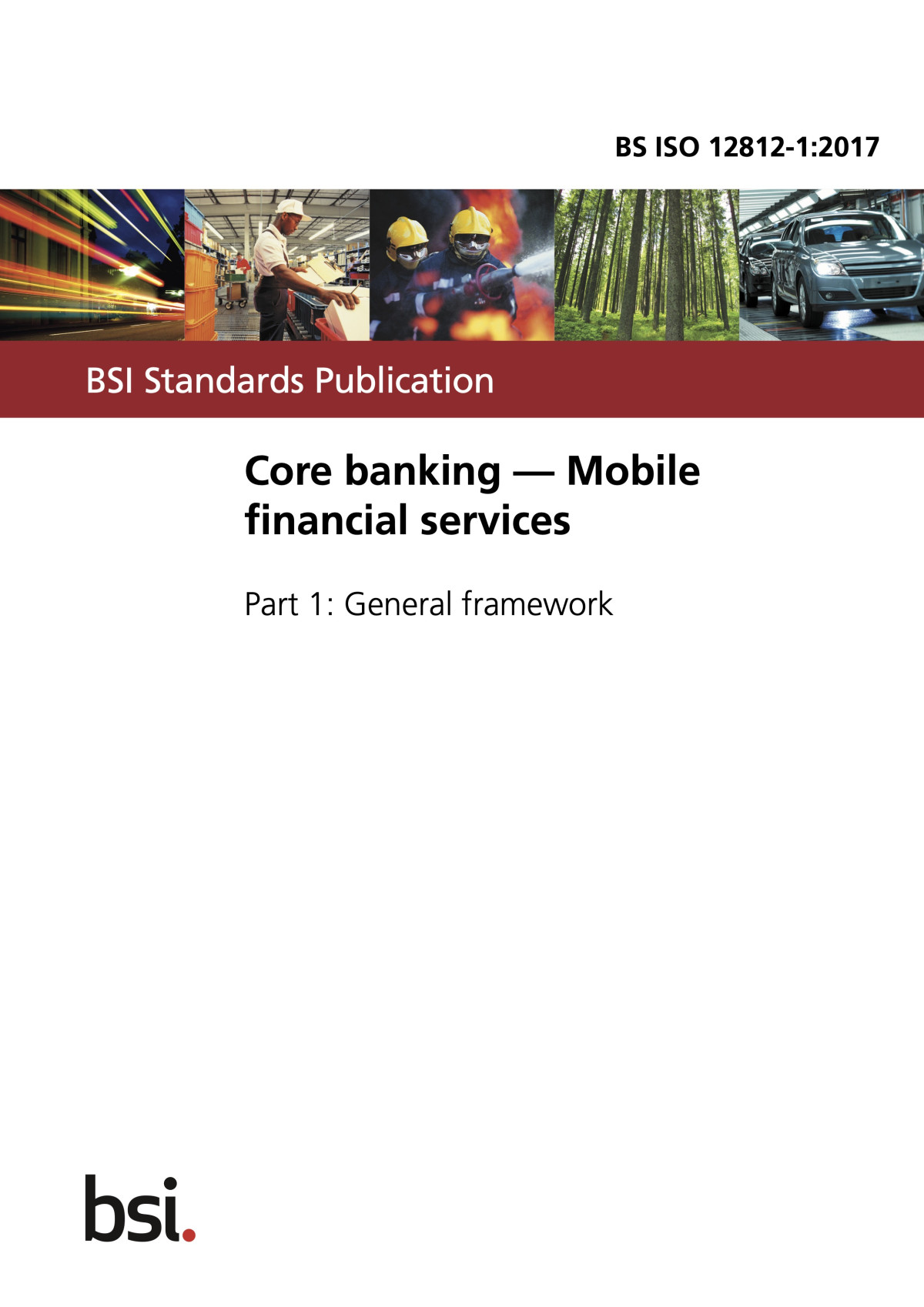 Core Banking Mobile Financial Services General Framework British Standards Institute Staff
