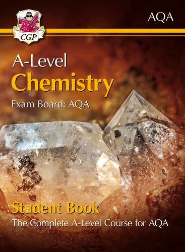Alevel Chemistry For Aqa Year 1 2 Student Book Cgp Books