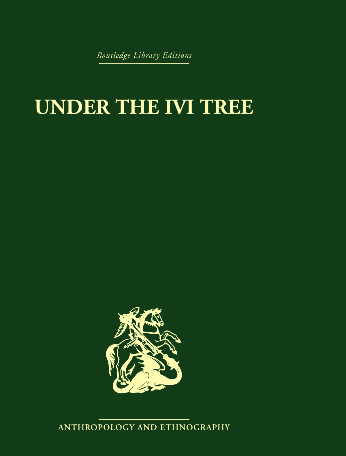Under The Ivi Tree Society And Economic Growth In Rural Fiji Cyril S Belshaw