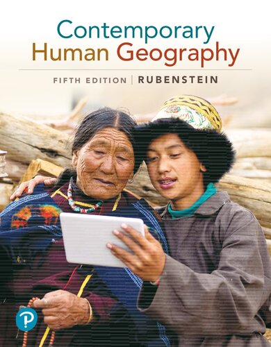 Contemporary Human Geography 5e 5th James M Rubenstein