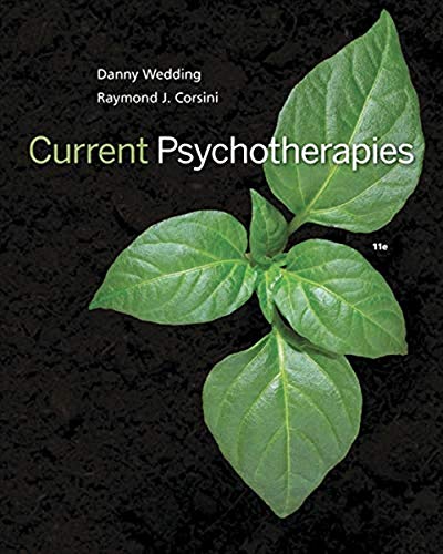 Current Psychotherapies 11th Edition Danny Wedding Raymond J Corsini