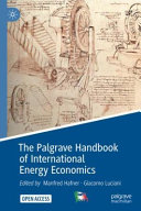 The Palgrave Handbook Of International Energy Economics Manfred Hafner
