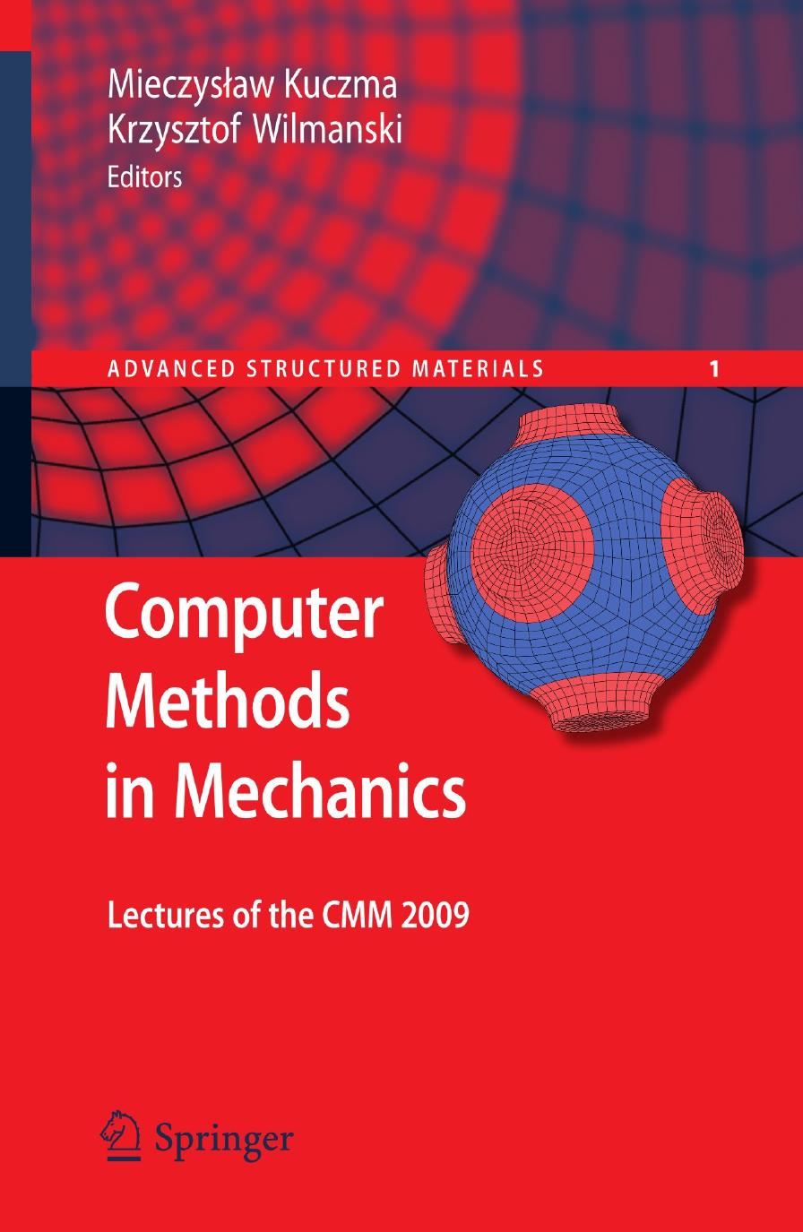 Computer Methods In Mechanics Lectures Of The Cmm 2009 Mieczyslaw Kuczma