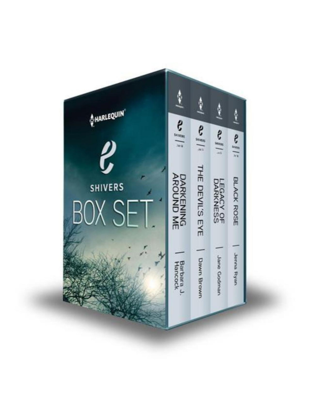Shivers Box Set Darkening Around Melegacy Of Darknessthe Devils Eyeblack Rose Shivers Harlequin E Hancock