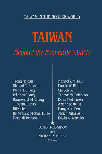 Taiwan Beyond The Economic Miracle Michael Yingmao Kav Denis Fred Simon