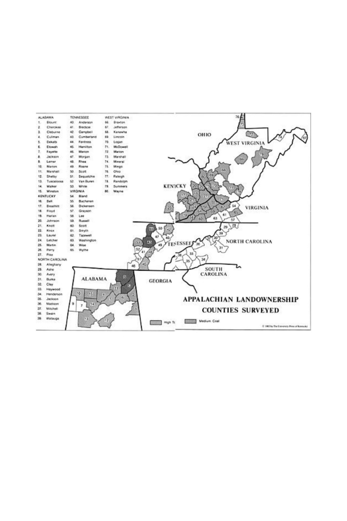 Who Owns Appalachia Landownership And Its Impact Appalachian Land Ownership Task Force