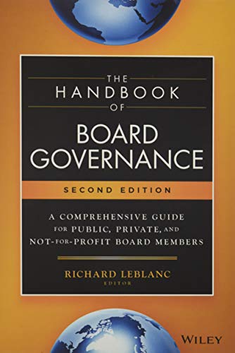 The Handbook Of Board Governance 2nd Edition 2nd Richard Leblanc