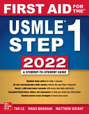 First Aid For The Usmle Step 1 2022 A Studenttostudent Guide 32nd Edition 32th Edition Tao Le