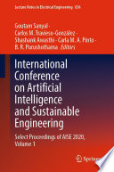 International Conference On Artificial Intelligence And Sustainable Engineering Select Proceedings Of Aise 2020 Volume 1 Goutam Sanyal