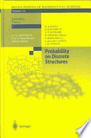 Probability On Discrete Structures Harry Kesten Yu V Prokhorov