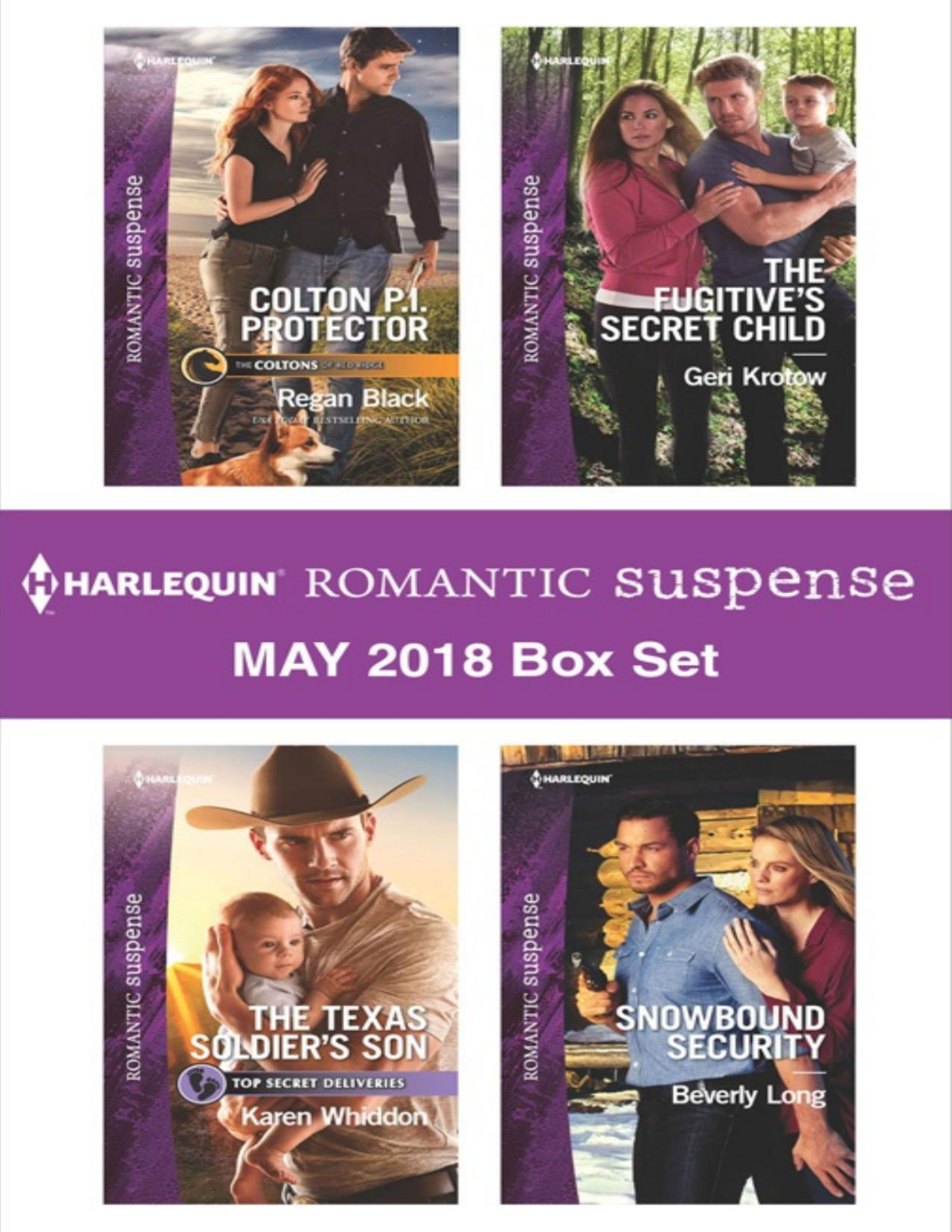 Harlequin Romantic Suspense May 2018 Box Set Regan Black