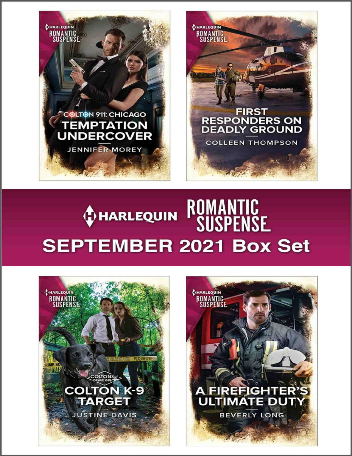 Harlequin Romantic Suspense September 2021 Box Set Jennifer Morey