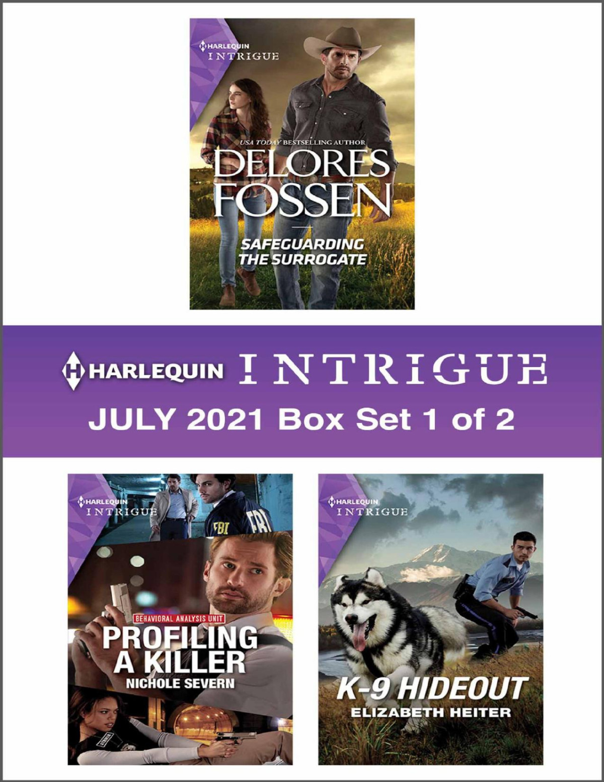 Harlequin Intrigue July 2021box Set 1 Of 2 Delores Fossen