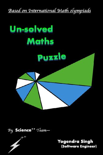 Unsolved Maths Puzzle 1st Edition Yogendra Singh