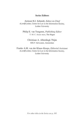 Coding Regulation Essays On The Normative Role Of Information Technology Egbert Dommering