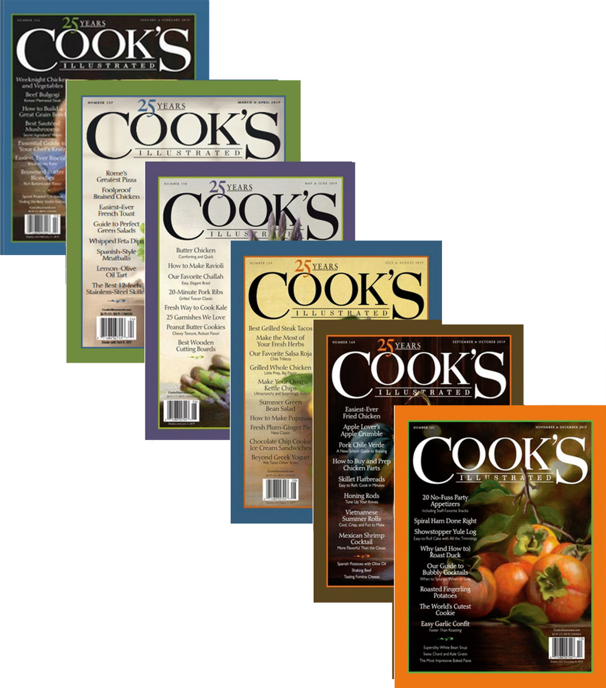 Cooks Illustrated 156162 2019 25th Anniversary 1st Edition Americas Test Kitchen
