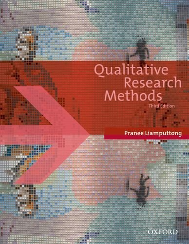 Qualitative Research Methods 3rd Edition Pranee Liamputtong