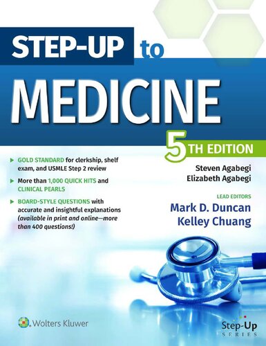 Stepup To Medicine 5th Edition 5th Edition Steven Agabegi Elizabeth Agabegi Mark D Duncan