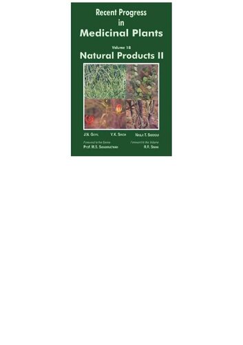 Recent Progress In Medicinal Plants J N Govil V K Singh